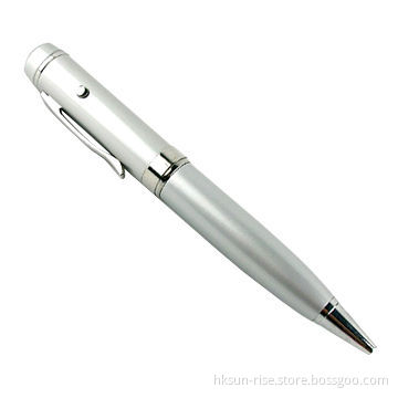 Pen-shaped USB Flash Drive with LED Light, Promotional Gifts for Advertising